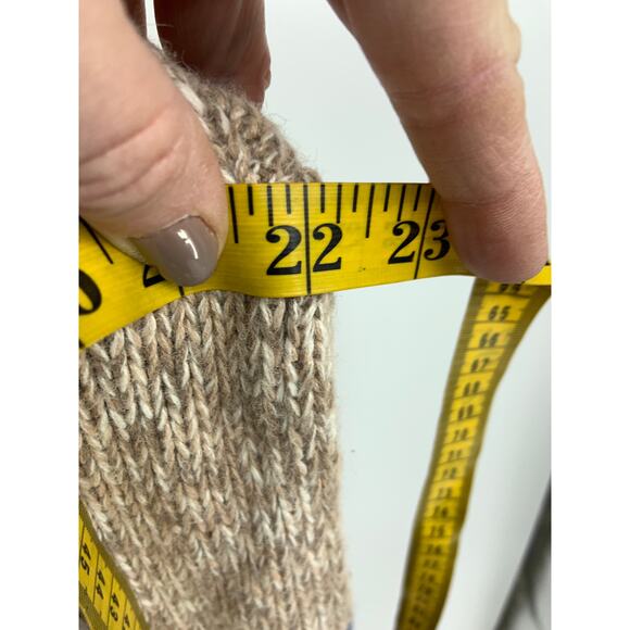 Nut Cracker Winter Cabin Granny core Cotton Blend Cardigan Sweater Size L - Picture 5 of 6